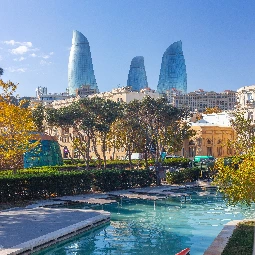 Flame Towers of Baku
